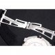 Swiss Audemars Piguet Royal Oak Chronometer Black Dial Diamond Bezel Stainless Steel Case Black Rubber Strap 622867