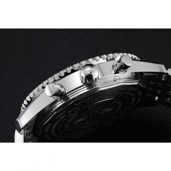 Breitling Navitimer World Black Dial Stainless Steel Bracelet 622512