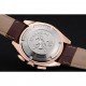 Omega Seamaster Aqua Terra Chrono GMT Ivory Dial Brown Leather Bracelet 622534