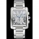 Cartier Tank MC White Dial Stainless Steel Case And Bracelet 622697