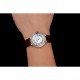 Swiss Cartier Ballon Bleu 46 MM Diamond Dial Diamond Case Brown Leather Bracelet 1453895