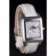 Jaeger le Coultre Reverso Squadro Lady White Leather Strap Pearl Dial 41970