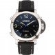 Panerai Luminor 1950 3 Days Chrono Flyback Black Dial Stainless Steel Case Black Leather Strap