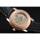 Swiss Vacheron Constantin Patrimony Grey Dial Gold Diamonds Case Black Leather Bracelet 1454173