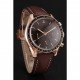 Swiss Omega Speedmaster Professional Brown Dial Gold Case Brown Leather Bracelet 1453939