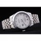 Rolex Datejust White Radial Dial Ribbed Bezel 7478