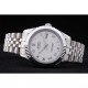 Rolex Datejust White Radial Dial Ribbed Bezel 7478
