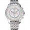 Breitling Bentley Chronograph White Dial Stainless Steel Strap