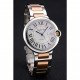 Swiss Cartier Ballon Bleu 42mm Silver Dial Stainless Steel Case Two Tone Rose Gold Bracelet 622875