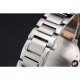 Swiss Cartier Ballon Bleu 42mm Silver Dial Stainless Steel Case Two Tone Rose Gold Bracelet 622875