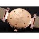 Franck Muller Double Mistery Ronde White Dial Rose Gold Case Light Pink Leather Strap