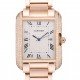 Cartier Tank Anglaise 36mm White Dial Diamonds Rose Gold Case Rose Gold Bracelet