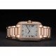 Cartier Tank Anglaise 36mm White Dial Diamonds Rose Gold Case Rose Gold Bracelet