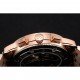 Swiss Vacheron Constantin Patrimony Traditionnelle Chronograph Black Dial Rose Gold Case Two Tone Bracelet 1453758