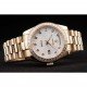 Rolex Day-Date 18k Yellow Gold Plated Stainless Steel White Dial