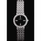 Vacheron Constantin Patrimony Traditionnelle Diamond Black Dial Stainless Steel Bracelet