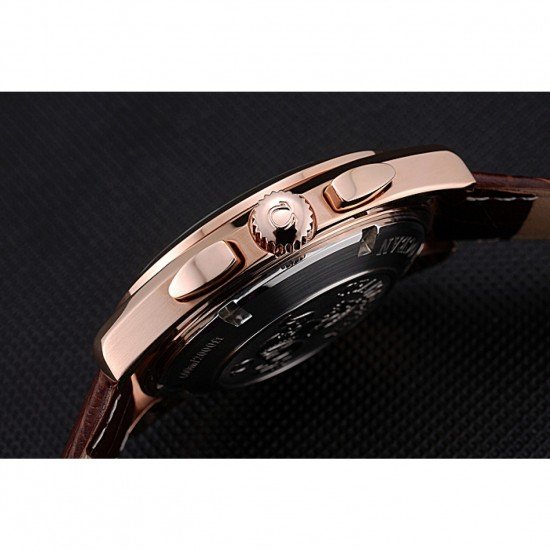 Omega Seamaster Aqua Terra Chronograph Teak-Black Dial Brown Leather Bracelet 622531