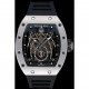 Richard Mille Tourbillion Spider RM 19-01 Silver Case Black Rubber Bracelet 1454256