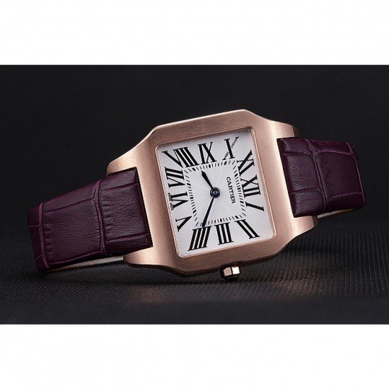 Cartier Santos 100 Polished Rose Gold Bezel 621921