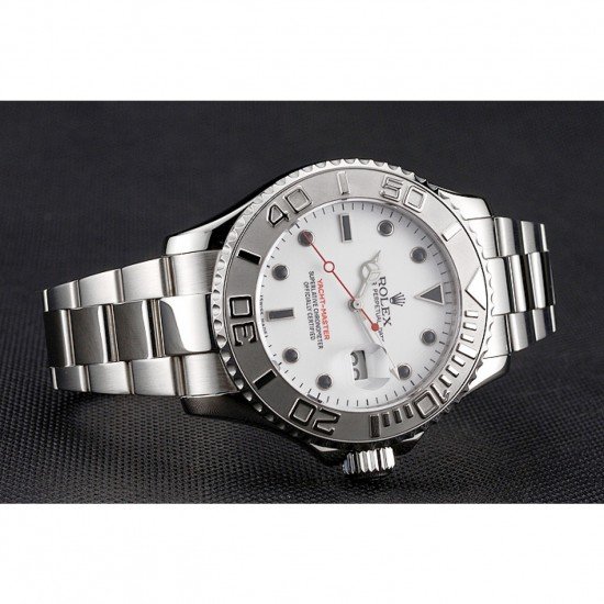 Rolex Yacht-Master White Dial Stainless Steel Case And Bracelet