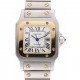 Swiss Cartier Santos De Cartier Galbeee Yellow Gold and Steel Case Steel Bracelet Small 622644