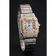 Swiss Cartier Santos De Cartier Galbeee Yellow Gold and Steel Case Steel Bracelet Small 622644