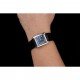 Cartier Tank MC Stainless Steel Case Black Dial Black Leather Strap 622174