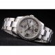 Rolex Datejust Stainless Steel Silver Flowers Dial Diamond Plated rl305