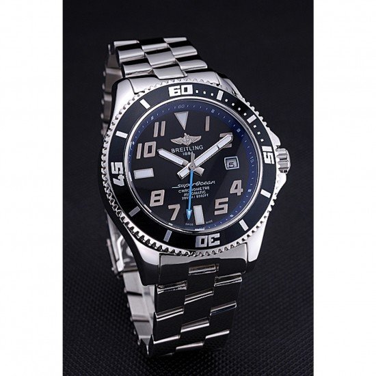 Breitling Superocean 44 Abyss Blue Accents Stainless Steel Bracelet 622506