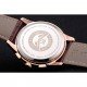 Longines Column Wheel White Dial Gold Case Brown Leather Strap