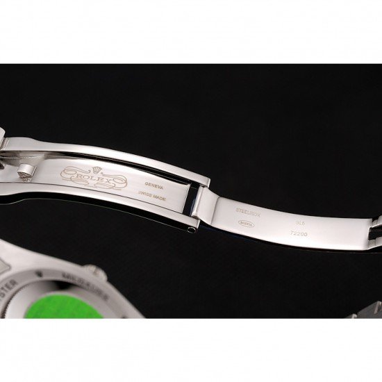 Swiss Rolex Day-Date White Dial Diamond Case Stainless Steel Bracelet 1453967