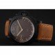 Swiss Panerai Luminor 1950 Brown Dial Black PVD Case Brown Suede Leather Strap 1453848