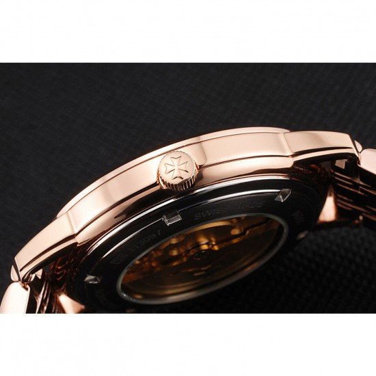 Vacheron Constantin Tourbillon White Dial Rose Gold Case And Bracelet