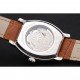 Vacheron Constantin Malte White Dial Stainless Steel Case Brown Leather Bracelet