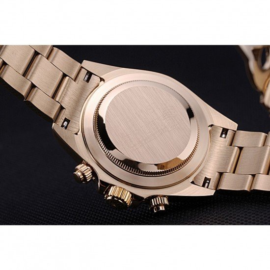 Rolex Cosmograph Daytona White with Black Subdials Gold Bracelet 622548