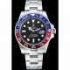 Rolex GMT Master II Blue Rose Red Bezel Black Dial Watch