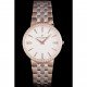 Vacheron Constantin Patrimony Traditionnelle White Dial Rose Gold Diamond Case Two Tone Bracelet