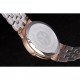 Vacheron Constantin Patrimony Traditionnelle White Dial Rose Gold Diamond Case Two Tone Bracelet