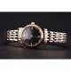 Vacheron Constantin Fine Black Dial With Diamonds Rose Gold Case Two Tone Bracelet