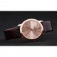 Vacheron Constantin Patrimony Rose Gold Dial Brown Leather Bracelet