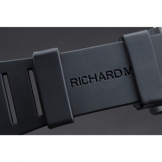 Richard Mille RM 055 Bubba Watson Black Case Black Rubber Bracelet 1454199