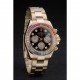 Rolex Daytona Cosmograph Rainbow Crystals Bezel Rose Gold Strap Black Dial 80251