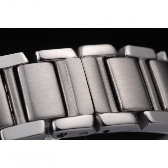 Cartier Tank Francaise 20mm White Dial Stainless Steel Case And Bracelet