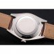 Rolex Sky Dweller White Dial Stainless Steel Case Brown Leather Strap