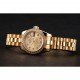 Swiss Rolex Lady-Datejust Champagne Dial Diamond Bezel Gold Bracelet 1454095