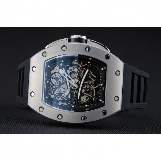 Richard Mille RM 61-01 Yohan Blake Limited Edition Silver Case Black Bracelet 1454204