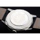 Jaeger LeCoultre Geophysic White Dial Silver Case Black Leather Bracelet 1454040