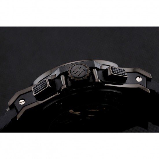 Swiss Hublot Big Bang Black Dial Black Case Black Rubber Bracelet 1453901