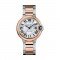 Swiss Ballon Bleu de Cartier watch, 36 mm, 18K pink gold and steel