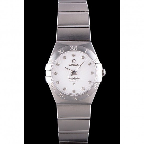Omega Constellation White Dial Stainless Steel Band 621457